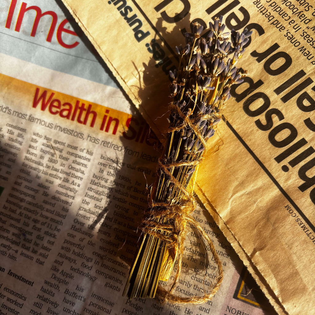 Lavender Palo Santo Holy Wood Smudge Stick | Believed to Cleanse Energy, Promote Calm & Spiritual Balance