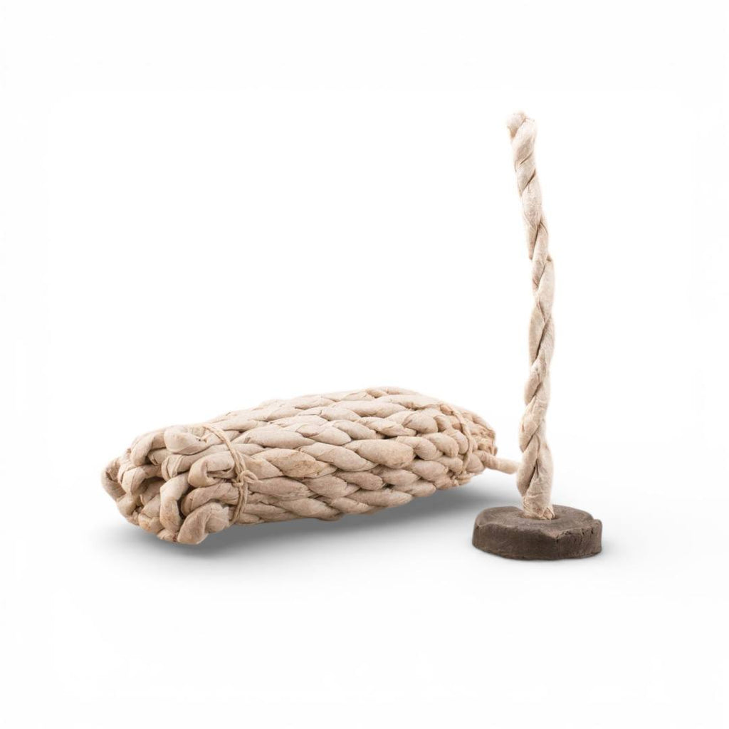 Tibetan Rope Incense – Handrolled - Pure Natural & Chemical Free Herbal Incense | Believed to Support Calmness, Meditation & Spiritual Clarity