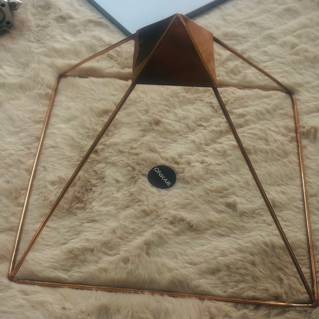 Copper Meditation Pyramid - Giza | 9” Fixed