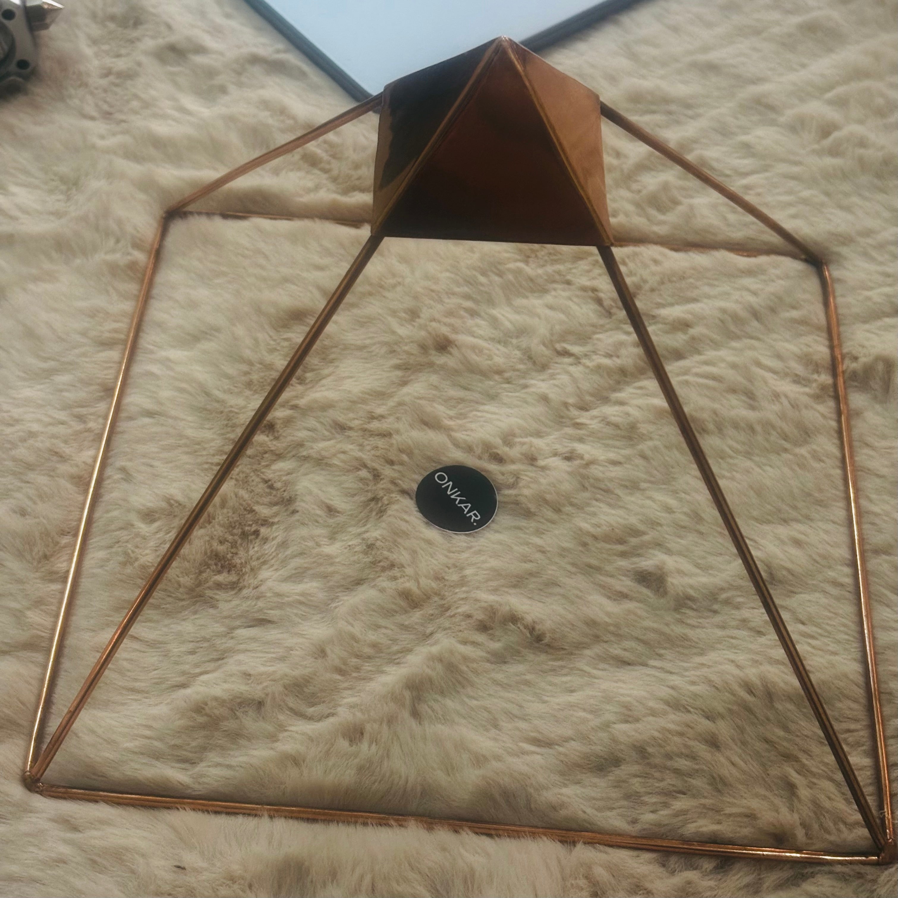 Copper Meditation Pyramid - Giza | 9” Fixed