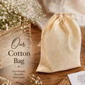 Branding Code Cotton Drawstring Bag 03 | 5x7 Inch 150GSM (100 piece)