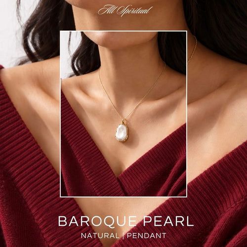 Baroque Pearl Pendant - Real Natural | Gold Plated