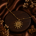 Sacred Code Pendant 06 - Brass Gold Plated | The Light Returns
