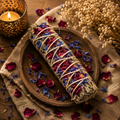 Sacred Rose & Blue Corn Sage Smudge Stick | Believed to Inspire Peace & Harmony