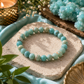 Amazonite Crystal Bracelet - Original Round | Traditionally Associated with Balance & Harmony