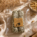 White Sage Smudge Stick - Indian (Set of 2) | Aura Cleansing