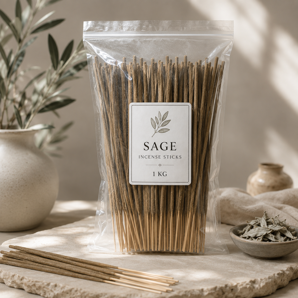 Sage Incense Sticks Handrolled (1 kg)