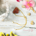 Carnelian Bracelet – Raw Natural Stone Adjustable | Essence of Vitality