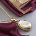 Baroque Pearl Pendant - Real Natural | Gold Plated
