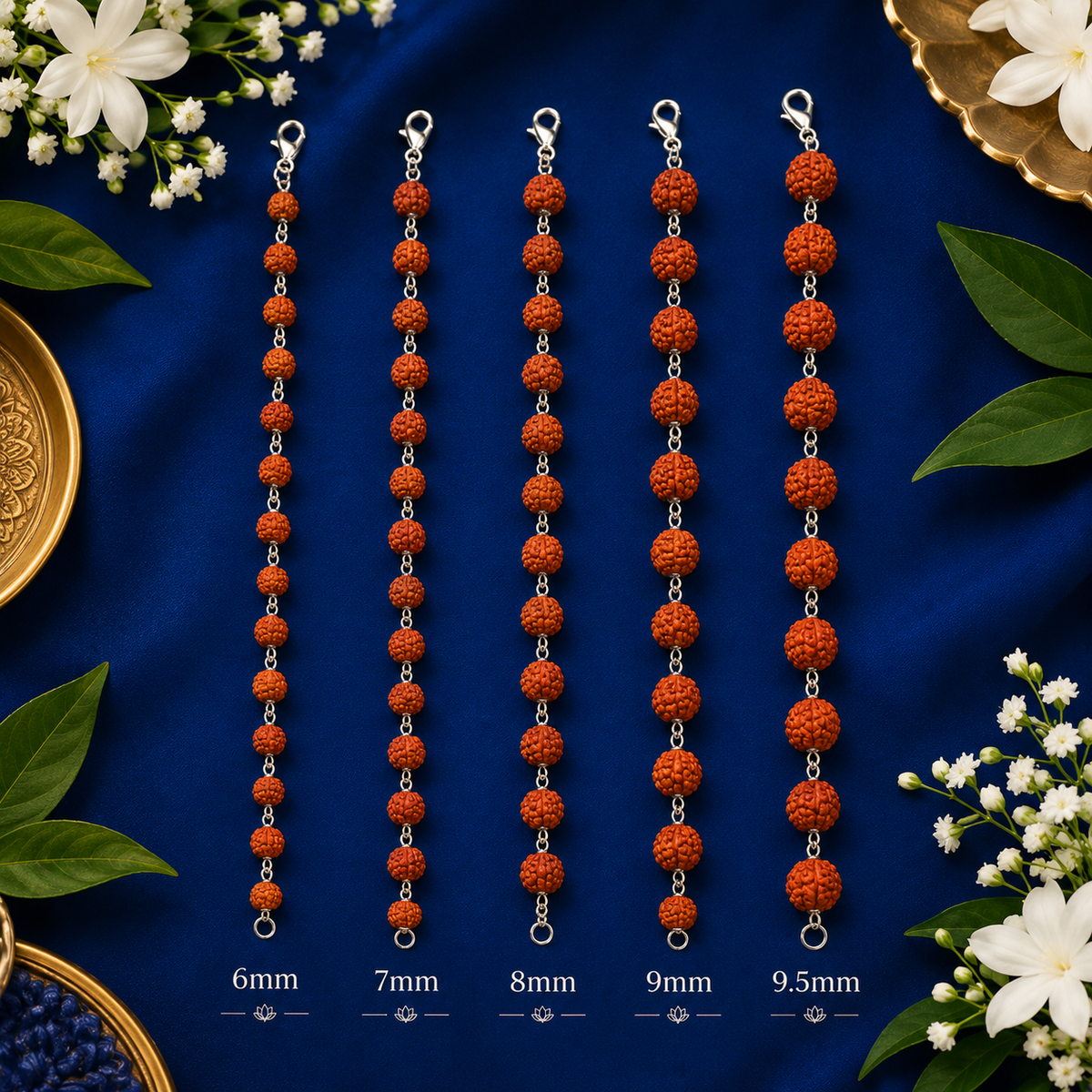 Rudraksh Bracelet - 5 Mukhi Rudraksh Adjustable
