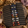 Zodiac Bracelets - Natural Stones Metal Adjustable