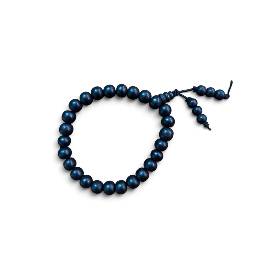 Karungali Bracelet - Natural Ebony Wood Adjustable 8mm | Ébano II