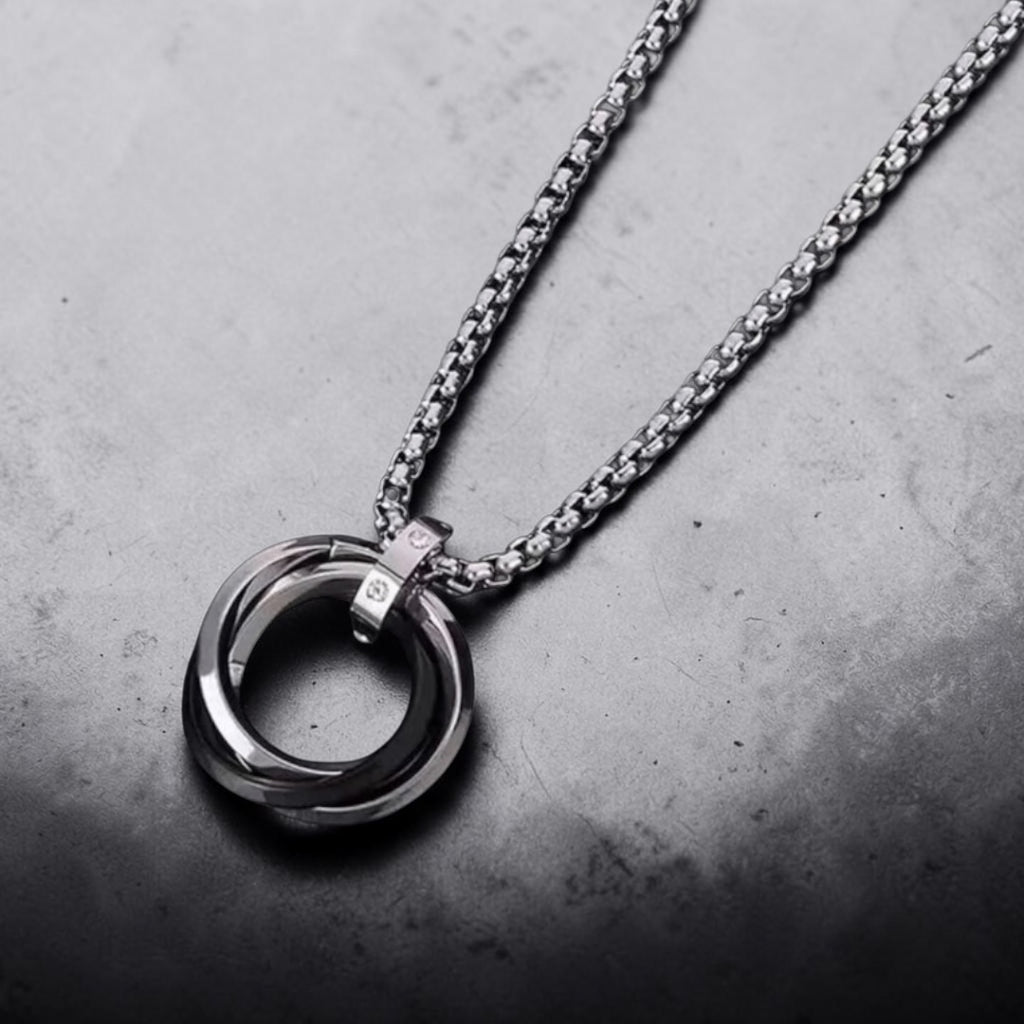 Circle Pendant - Stainless Steel | Destello IV