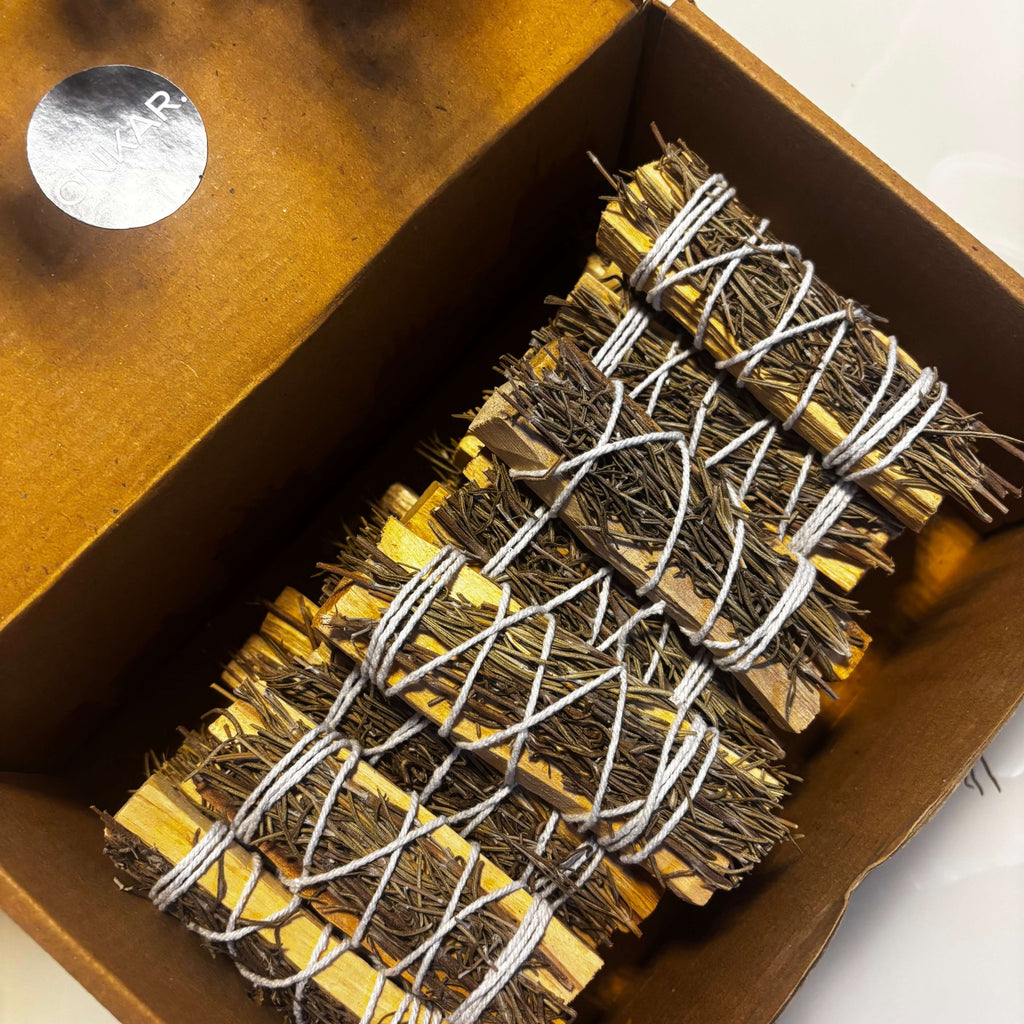 Rosemary Palo Santo Holy Wood Smudge Stick | Believed to Support Protection, Mental Clarity & Positive Energy