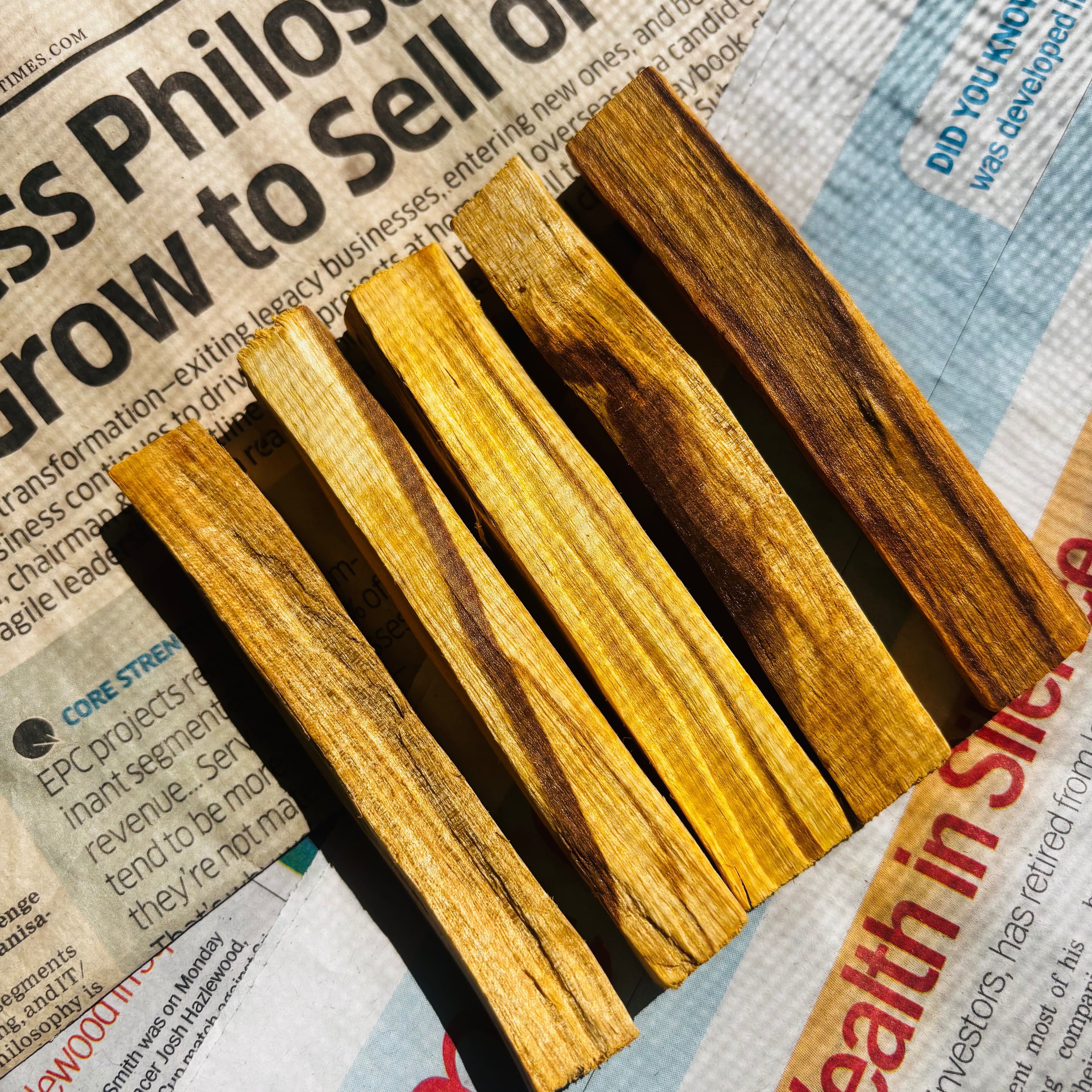 Palo Santo Holy Wood Smudge Stick – Peruvian | Believed to Support Energy Cleansing, Peace & Spiritual Grounding
