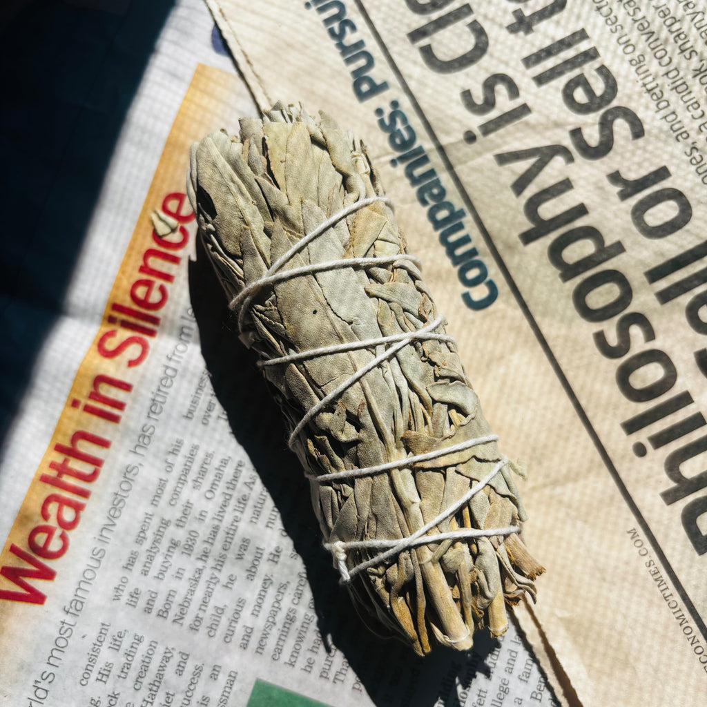 California White Sage Smudge Stick | Believed to Support Energy Cleansing, Clarity & Spiritual Balance