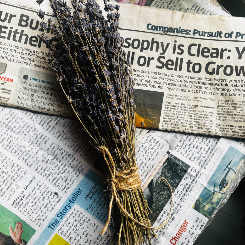 Sacred Lavender Smudge Wand | Believed to Soothe the Spirit, Cleanse Spaces & Inspire Inner Calm