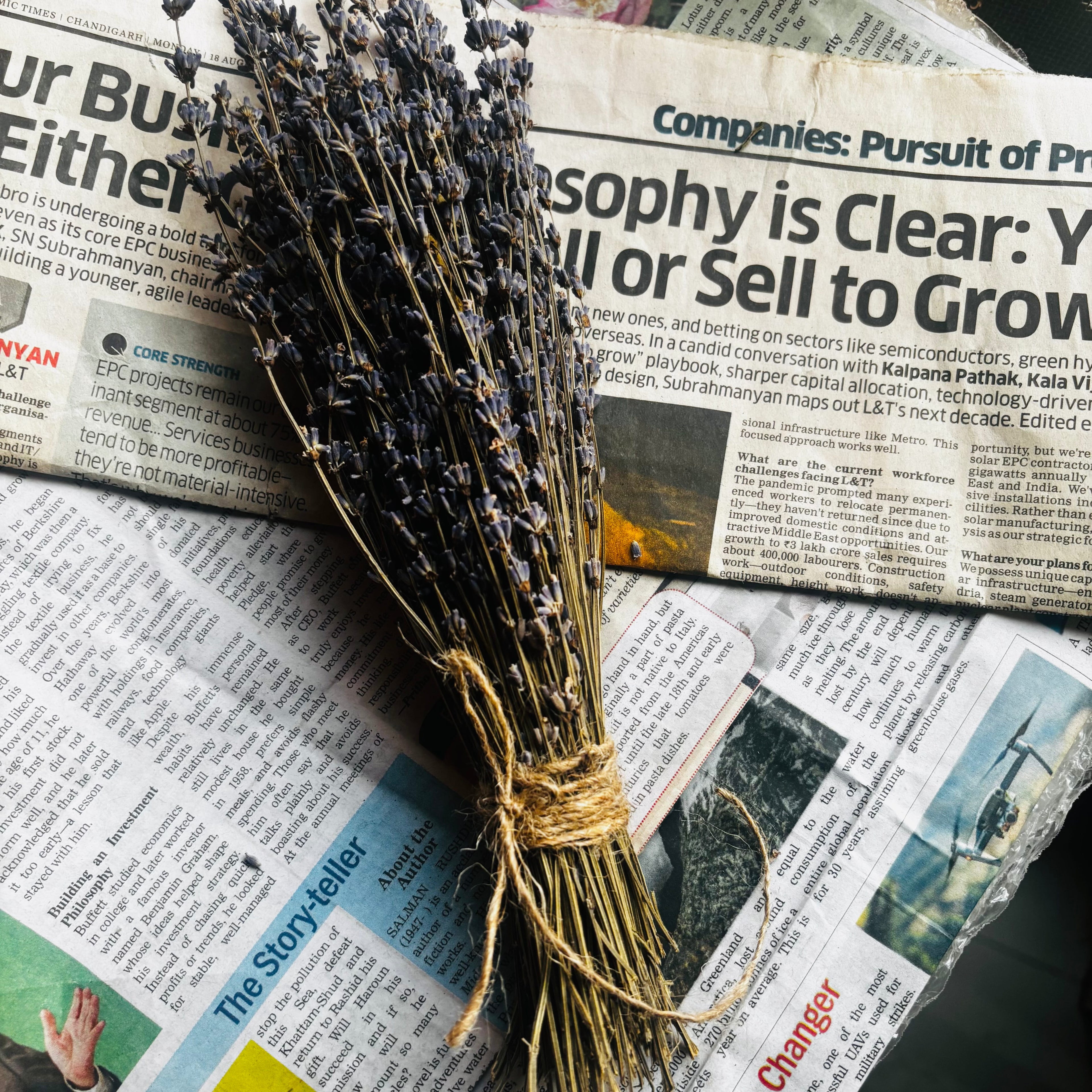 Sacred Lavender Smudge Wand | Believed to Soothe the Spirit, Cleanse Spaces & Inspire Inner Calm
