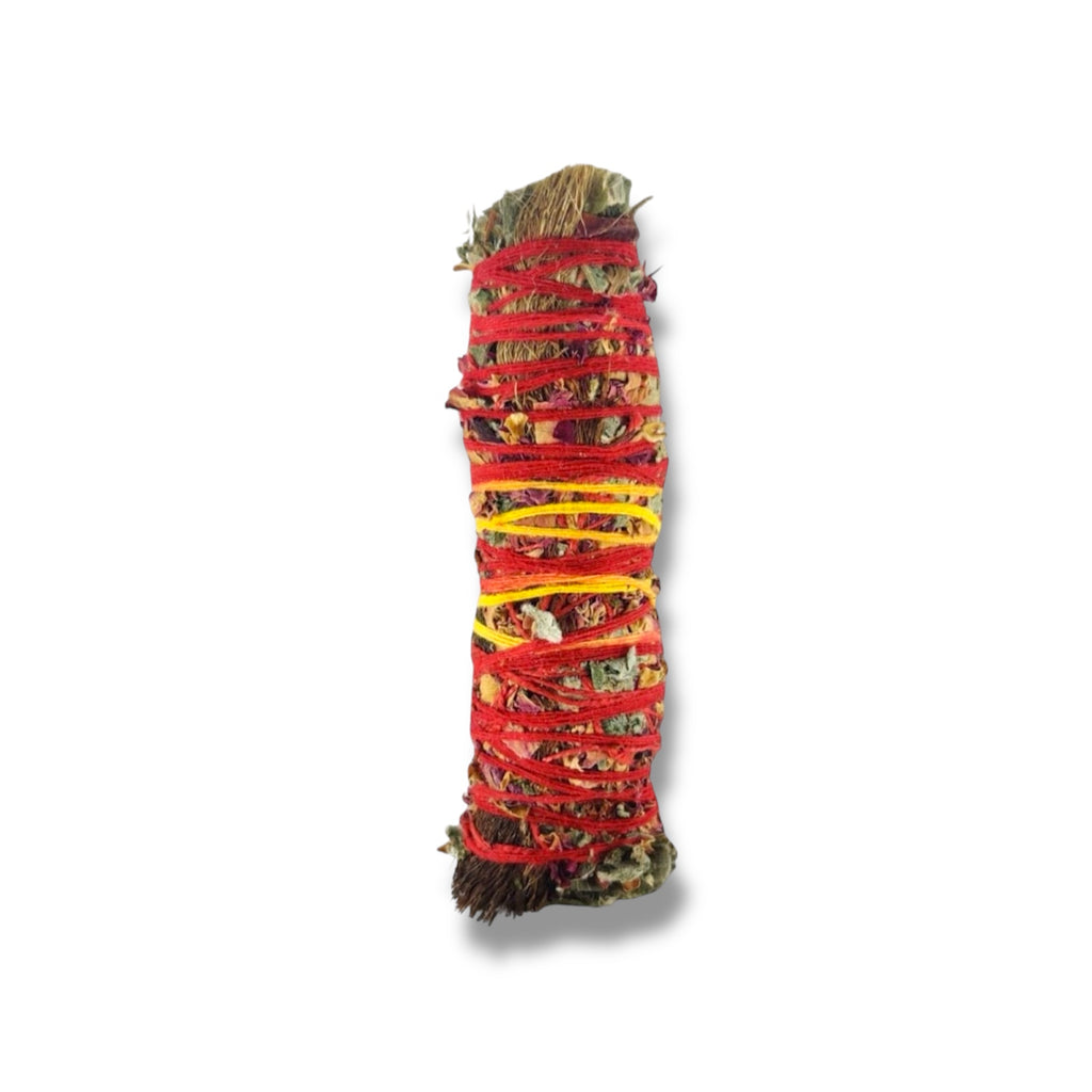 Hawan Sage - Jatamansi Loban Tulsi Rose Kapoor Chandan with Ghee Sage Smudge Stick