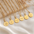 Affirmation Pendant - Gold Plated Round Shape  | A Daily Reminder
