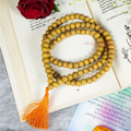 Sandalwood Prayer Mala Beads | Natural Sandal Wood Japa Mala for Meditation & Spiritual Practice