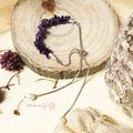 Amethyst Bracelet – Minimal Chip Style Adjustable | Reminder of Peace