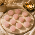 Rose Quartz Rose Flower - Natural Stone | Blossom