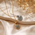 Pyrite Heart Pendant - Raw Natural | Reminder of Strength & Abundance